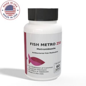 Aquarium Metronidazole - Fish Zole 250mg 60 Tablets - bacterial inf