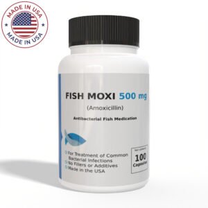 Fish Amoxicillin - Fish Mox Forte 500mg 100 capsules - Antibiotic for Fish