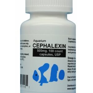 Fish Cephalexin - Fish Flex Forte 500mg 100 capsules - Antibiotic for Fish