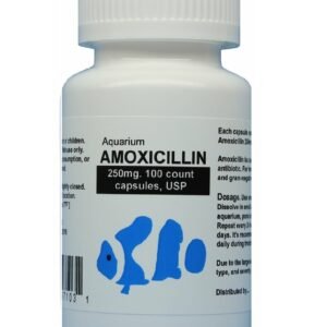 Aquarium Amoxicillin - Fish Mox 250mg 100 capsules - Antibiotic for Fish